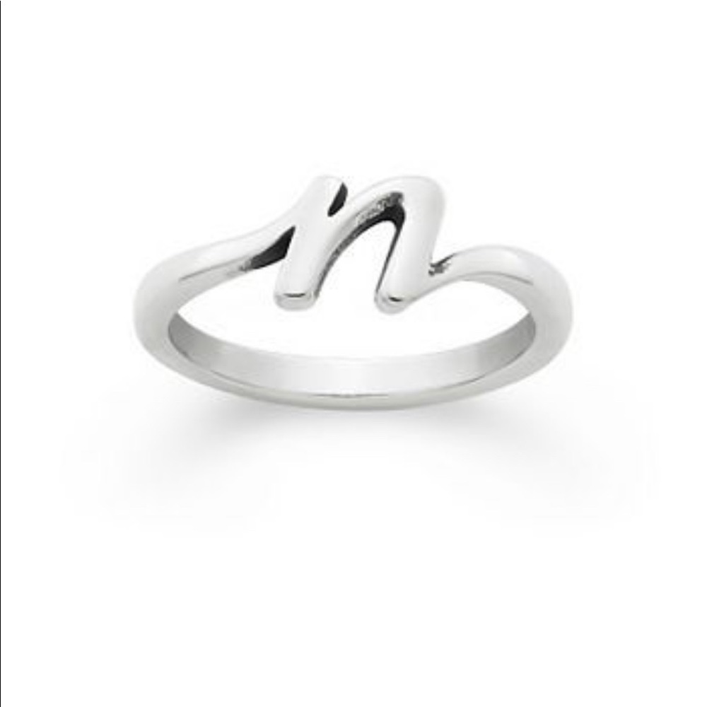James Avery Sterling Silver Initial Ring “N”